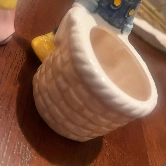 Vintage Mickey & Minni Mouse Ceramic Planter Set - Picture 9 of 11